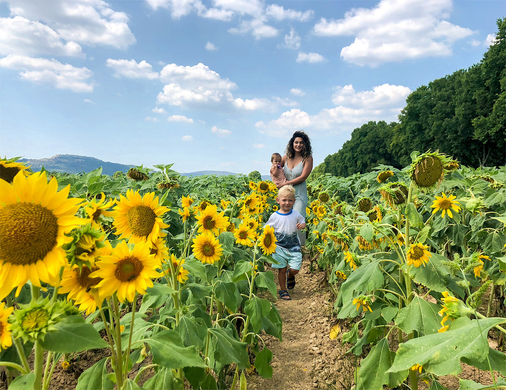 Sugar Sugar Wax founder traveling with her family in France